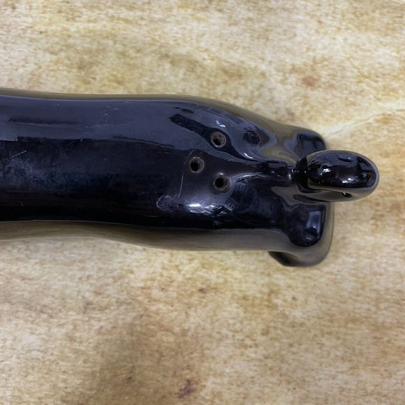 Quality Product Japan Rare Vintage Two In One Long Salt Pepper Shaker Black Cat - Picture 4 of 12